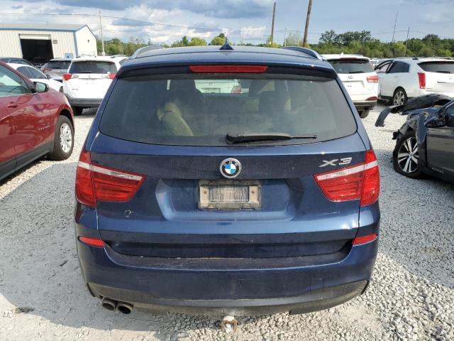 5UXWX9C50D0A32617 - 2013 BMW X3 XDRIVE28I BLUE photo 6