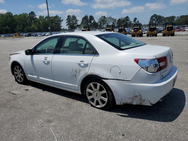 3LNHM28T67R638213 - 2007 LINCOLN MKZ WHITE photo 2