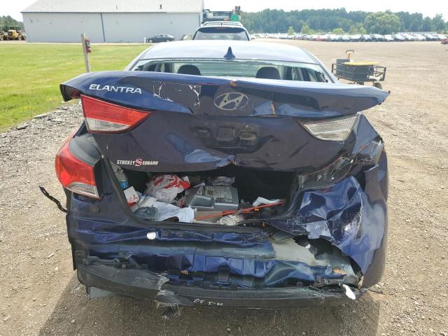 5NPDH4AE0DH342035 - 2013 HYUNDAI ELANTRA GLS BLUE photo 6