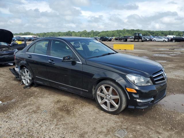 WDDGF5HBXEA918393 - 2014 MERCEDES-BENZ C 350 BLACK photo 4