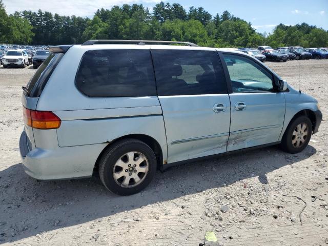 2HKRL18972H585446 - 2002 HONDA ODYSSEY EXL BLUE photo 3