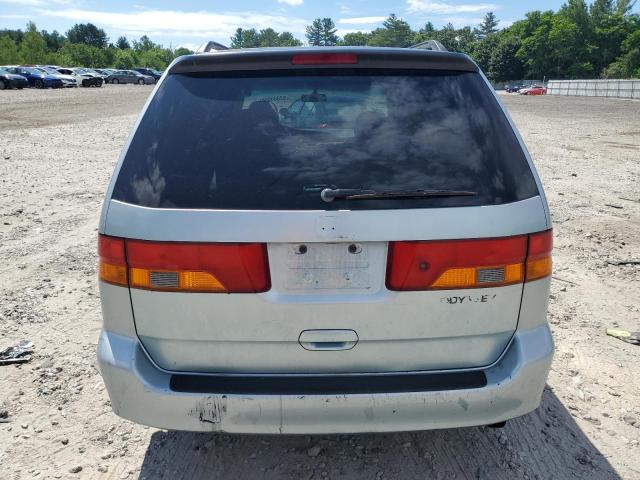 2HKRL18972H585446 - 2002 HONDA ODYSSEY EXL BLUE photo 6