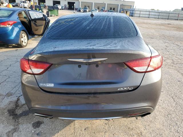 1C3CCCCG1FN510047 - 2015 CHRYSLER 200 C GRAY photo 6