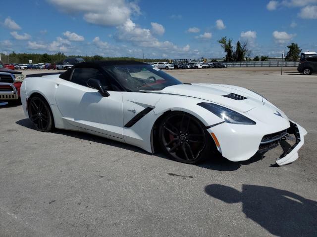 1G1YM3D72E5134303 - 2014 CHEVROLET CORVETTE STINGRAY Z51 3LT WHITE photo 4