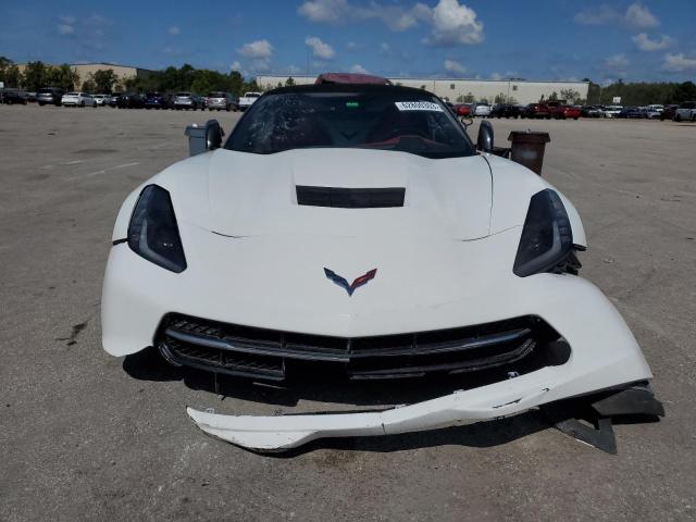 1G1YM3D72E5134303 - 2014 CHEVROLET CORVETTE STINGRAY Z51 3LT WHITE photo 5