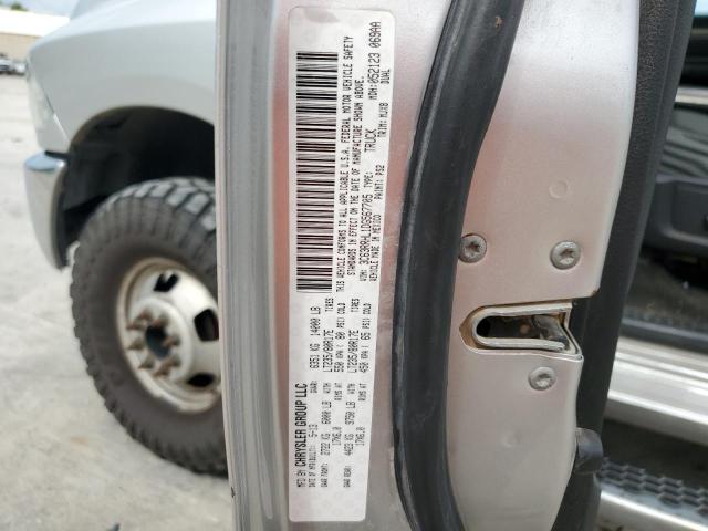 3C63RRHL1DG567705 - 2013 RAM 3500 SLT SILVER photo 12