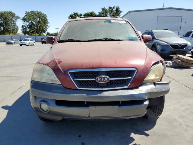 KNDJD733955485420 - 2005 KIA SORENTO EX BURGUNDY photo 5