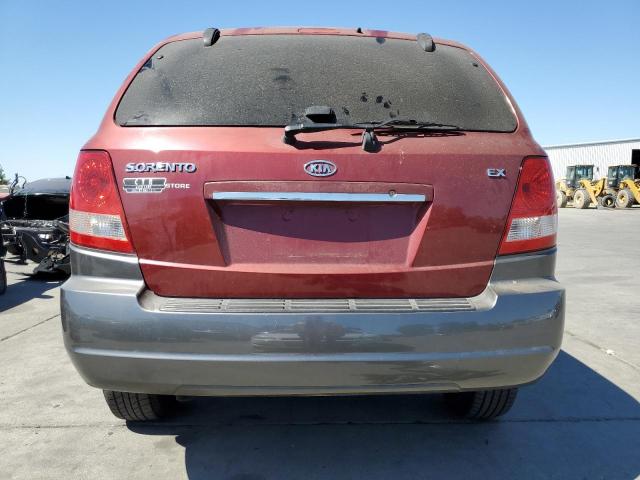 KNDJD733955485420 - 2005 KIA SORENTO EX BURGUNDY photo 6