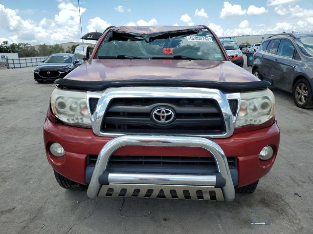 3TMJU62N18M066599 - 2008 TOYOTA TACOMA DOUBLE CAB PRERUNNER MAROON photo 5