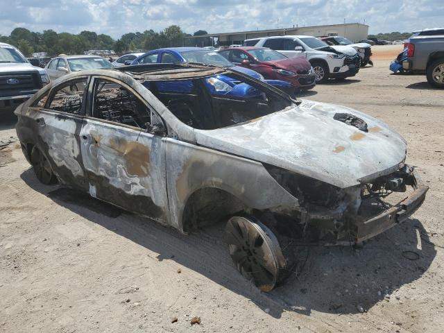 KMHEC4A49EA110161 - 2014 HYUNDAI SONATA HYBRID BURN photo 4