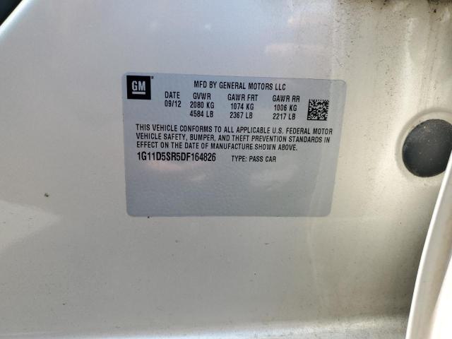 1G11D5SR5DF164826 - 2013 CHEVROLET MALIBU 1LT ბეჟი ფოტო 12