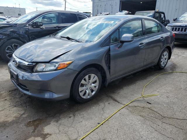 19XFB2F58CE104007 - 2012 HONDA CIVIC LX GRAY photo 1