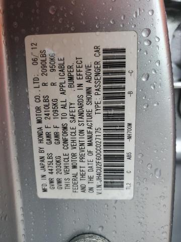 JH4CU2F60CC027175 - 2012 ACURA TSX TECH BLUE photo 13