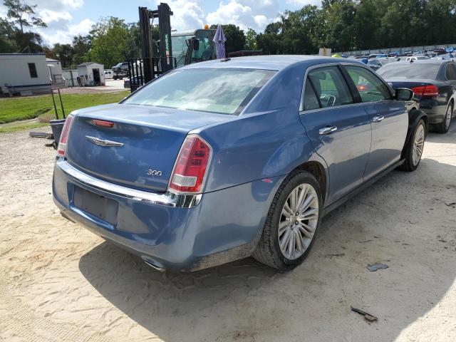 2C3CA5CGXBH582823 - 2011 CHRYSLER 300 LIMITED BLUE photo 3