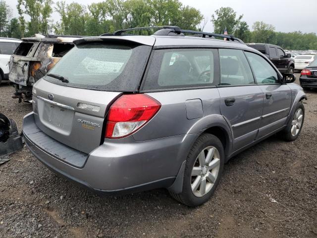 4S4BP60C387319683 - 2008 SUBARU OUTBACK SILVER photo 3