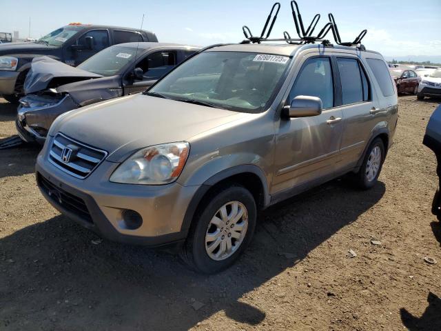 JHLRD78976C050119 - 2006 HONDA CR-V SE GOLD photo 1