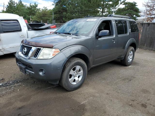 5N1AR18B48C610432 - 2008 NISSAN PATHFINDER S CHARCOAL photo 1
