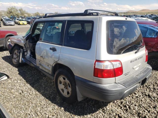 JF1SF63571H723368 - 2001 SUBARU FORESTER L SILVER photo 2