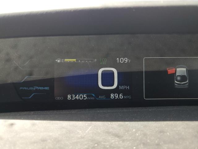 JTDKARFP6H3010735 - 2017 TOYOTA PRIUS PRIM ნაცრისფერი ფოტო 9