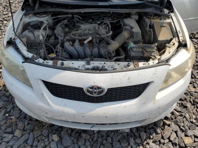 JTDBL40E099039814 - 2009 TOYOTA COROLLA BASE WHITE photo 11