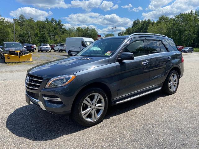 4JGDA5HBXFA491497 - 2015 MERCEDES-BENZ ML 350 4MATIC GRAY photo 2