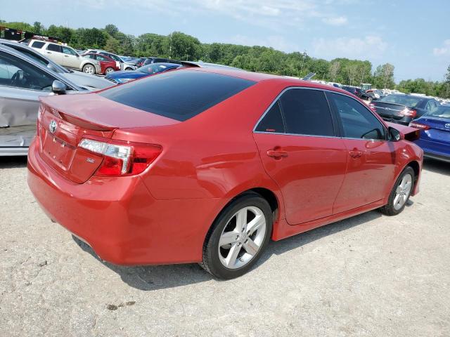 4T1BF1FK3CU551182 - 2012 TOYOTA CAMRY BASE RED photo 3