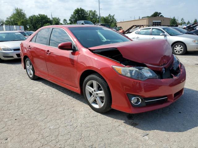 4T1BF1FK3CU551182 - 2012 TOYOTA CAMRY BASE RED photo 4