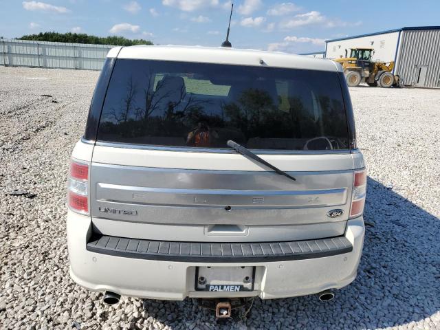 2FMGK5D84DBD07998 - 2013 FORD FLEX LIMITED WHITE photo 6