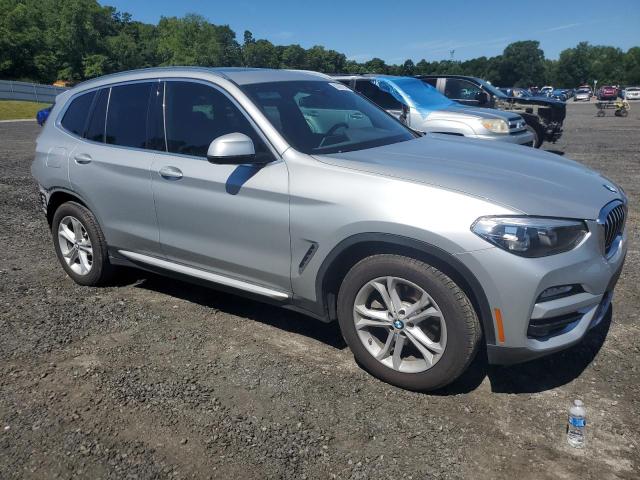 5UXTR7C58KLF36524 - 2019 BMW X3 SDRIVE30I SILVER photo 4