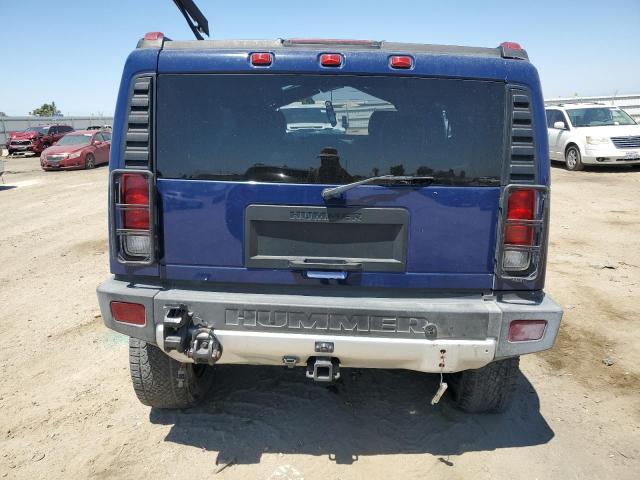 5GRGN23878H105496 - 2008 HUMMER H2 BLUE photo 6