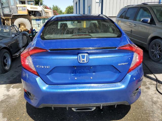 19XFC2F86ME202509 - 2021 HONDA CIVIC SPORT ლურჯი ფოტო 6