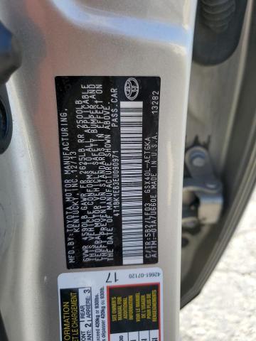 4T1BK1EB3EU090971 - 2014 TOYOTA AVALON BASE Gümüş foto 12