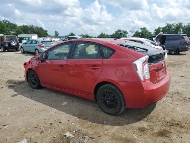 JTDKN3DU8C0336203 - 2012 TOYOTA PRIUS წითელი ფოტო 2