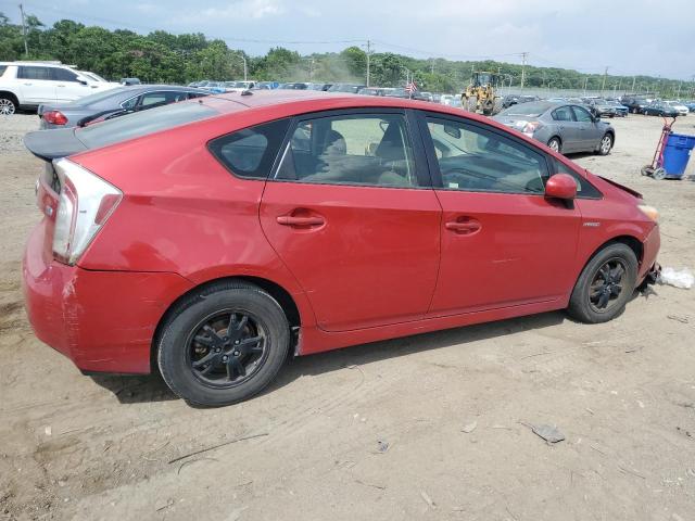 JTDKN3DU8C0336203 - 2012 TOYOTA PRIUS წითელი ფოტო 3