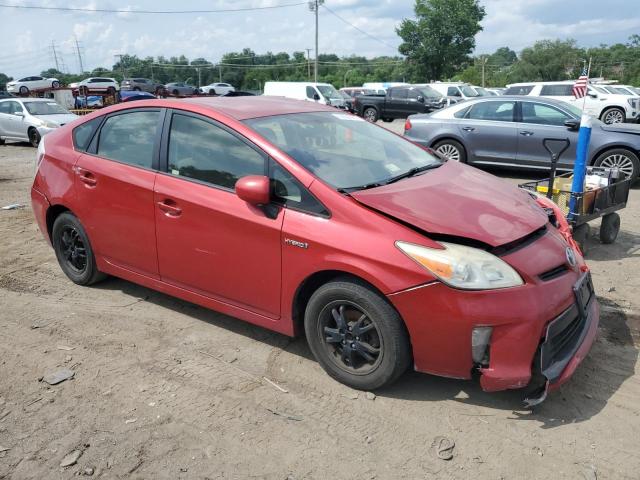 JTDKN3DU8C0336203 - 2012 TOYOTA PRIUS წითელი ფოტო 4