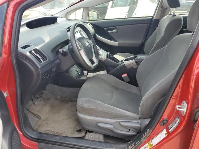 JTDKN3DU8C0336203 - 2012 TOYOTA PRIUS წითელი ფოტო 7