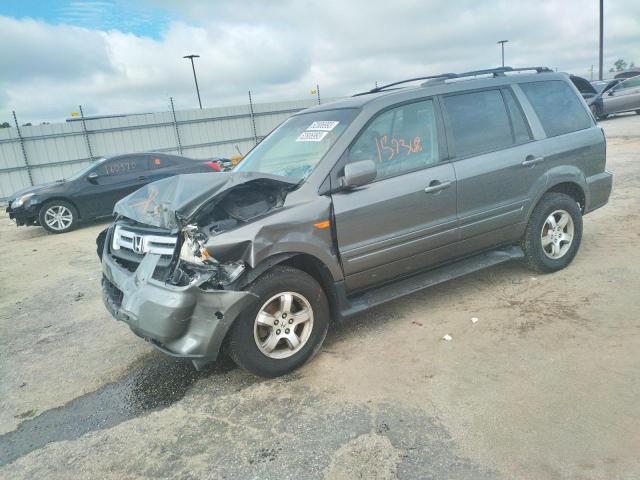 2HKYF18657H508042 - 2007 HONDA PILOT EXL GRAY photo 1