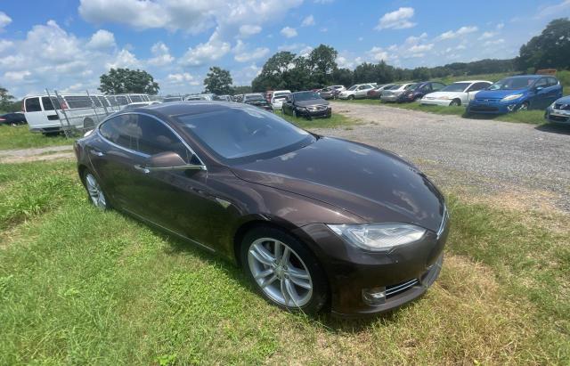 5YJSA1DG5DFP03538 - 2013 TESLA MODEL S ყავისფერი ფოტო 1