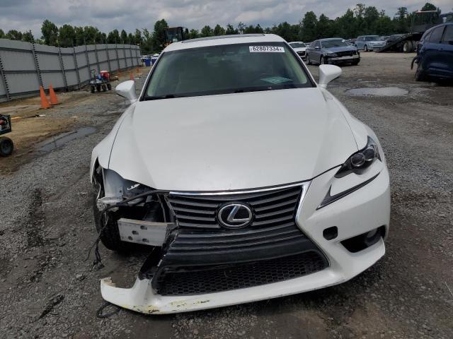 JTHCF1D2XE5004949 - 2014 LEXUS IS 250 WHITE photo 5