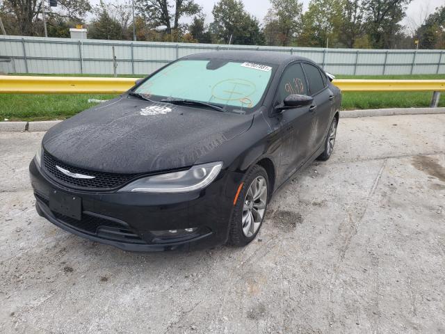 1C3CCCDG5FN618461 - 2015 CHRYSLER 200 S BLACK photo 2