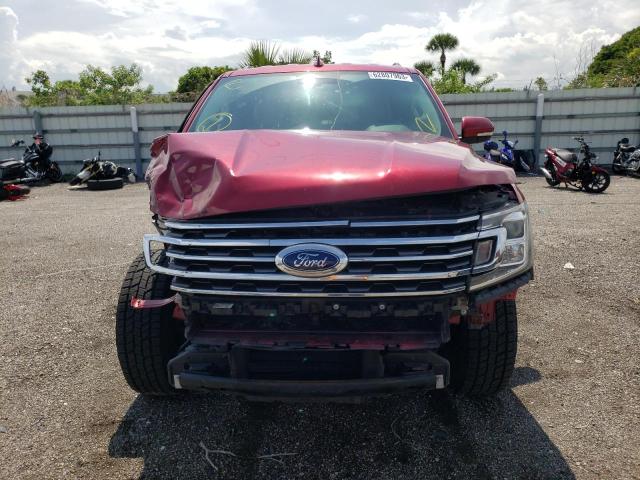 1FMJU1HT0JEA58865 - 2018 FORD EXPEDITION XLT RED photo 5