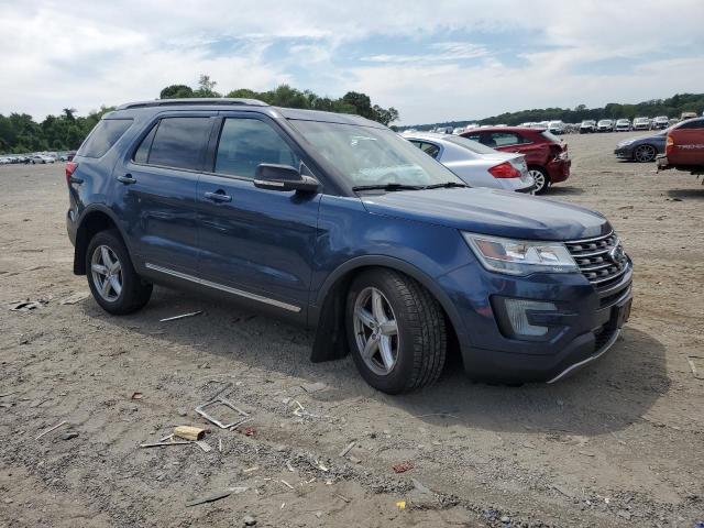 1FM5K8D85HGA30592 - 2017 FORD EXPLORER XLT 蓝色 照片 4