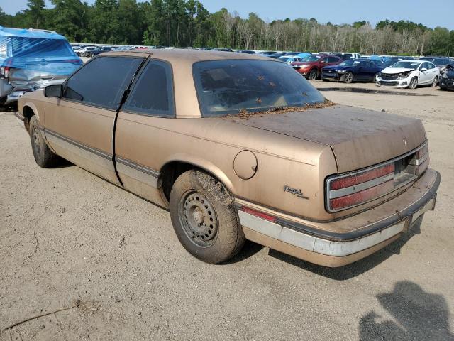 2G4WD14W4K1416252 - 1989 BUICK REGAL LIMITED GOLD photo 2