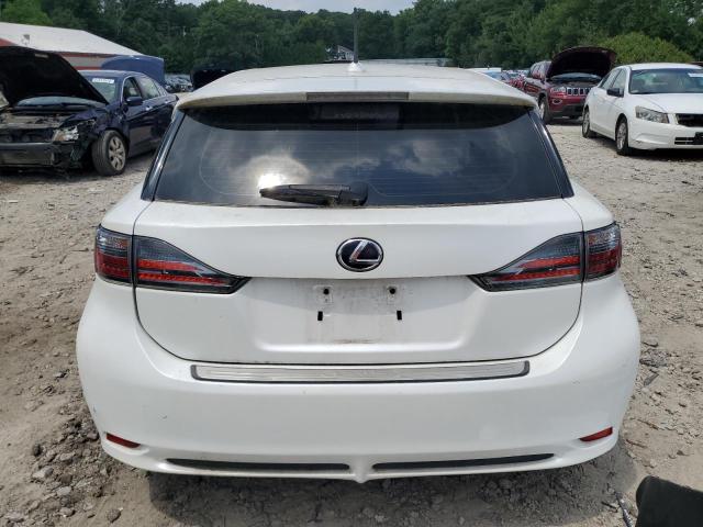 JTHKD5BHXD2156441 - 2013 LEXUS CT 200 WHITE photo 6