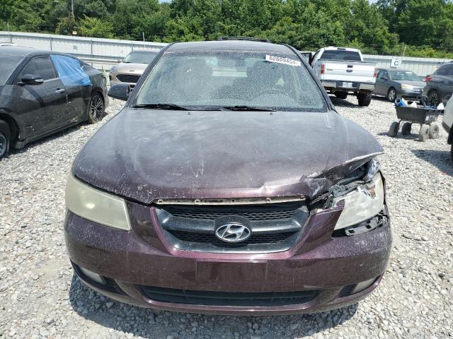 5NPEU46FX6H071621 - 2006 HYUNDAI SONATA GLS BURGUNDY photo 5