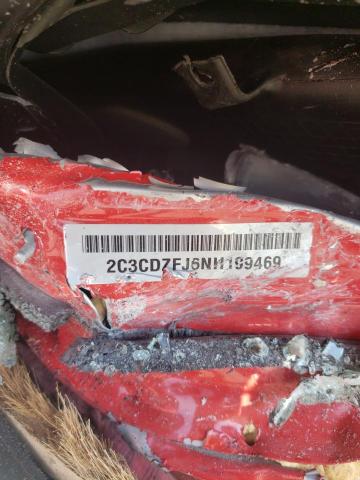 2C3CDZFJ6NH199469 - 2022 DODGE CHALLENGER R/T SCAT PACK RED photo 13