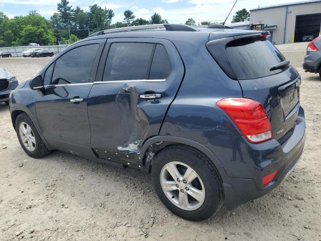 3GNCJLSB5JL349399 - 2018 CHEVROLET TRAX 1LT Bleu photo 2