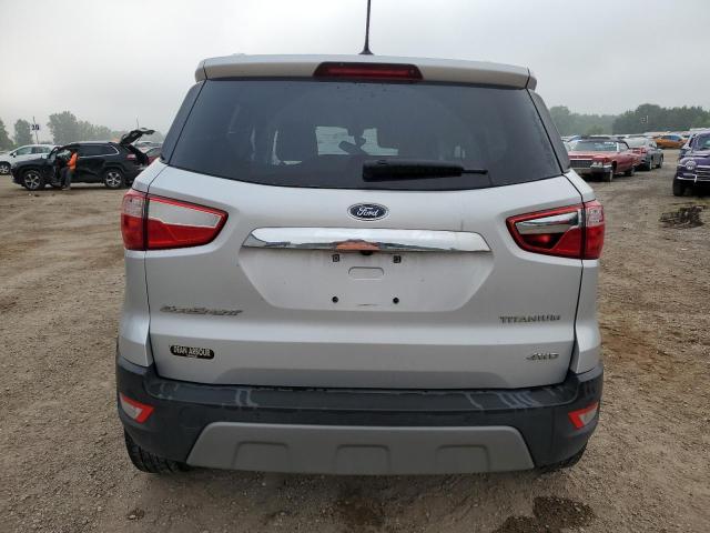 MAJ6P1WL5JC194995 - 2018 FORD ECOSPORT TITANIUM SILVER photo 6