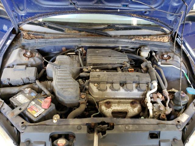 2HGES16385H540188 - 2005 HONDA CIVIC DX VP أزرق صورة 11