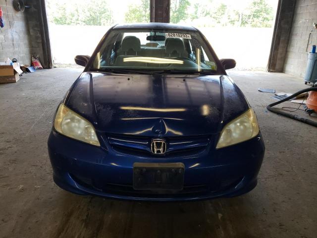 2HGES16385H540188 - 2005 HONDA CIVIC DX VP أزرق صورة 5